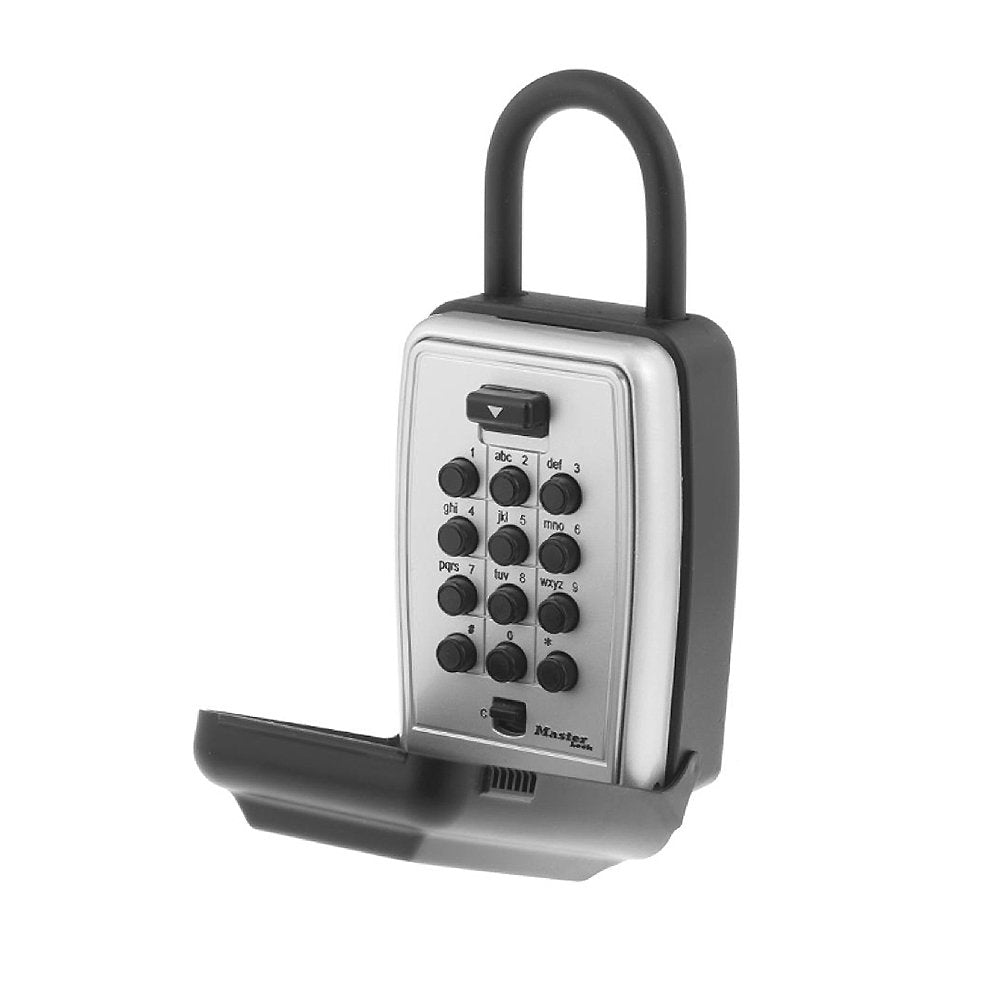 Master Lock Push Button Portable Lock Box; Resettable Combo, 28/Case