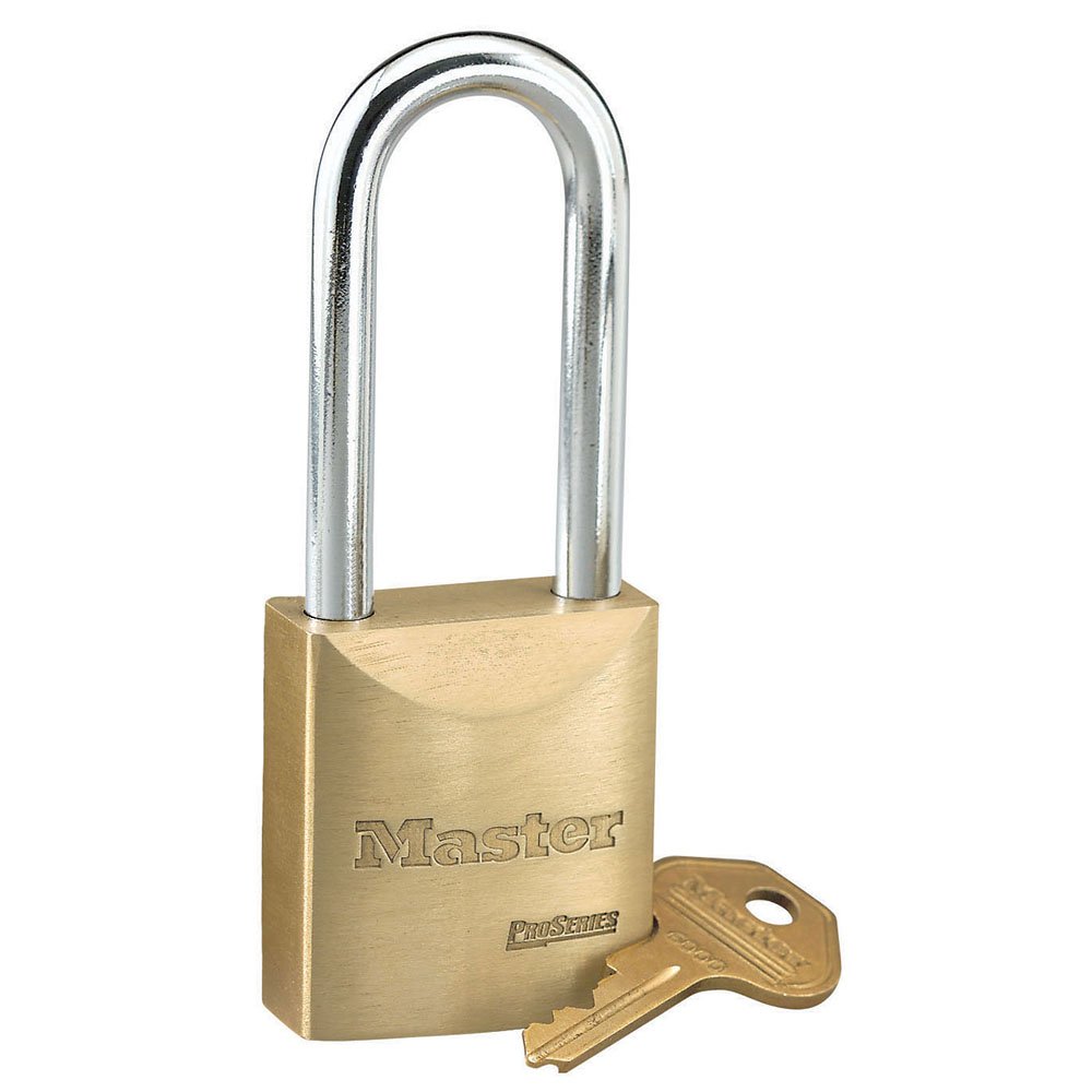 Master Lock 5 Pin Brass Rekeyable Padlock Keyed Diff., 6/Box