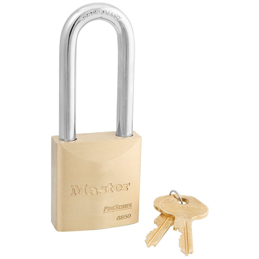 Master Lock 5 Pin Tumbler Padlock Keyed Diff 2-1/2 Shack, 6/Box