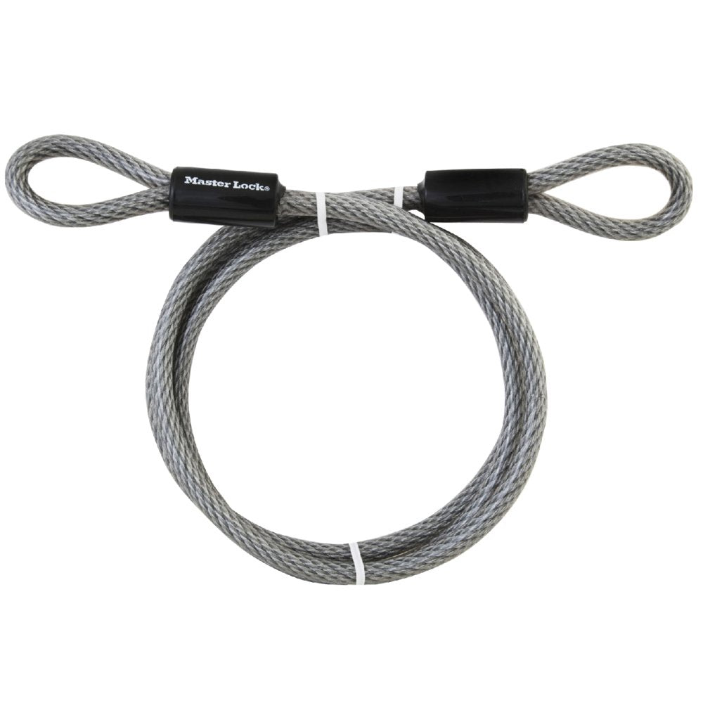 Master Lock 6FT (1.8M) 3/8IN (10MM)DIA. Looped Cable, 4/Box