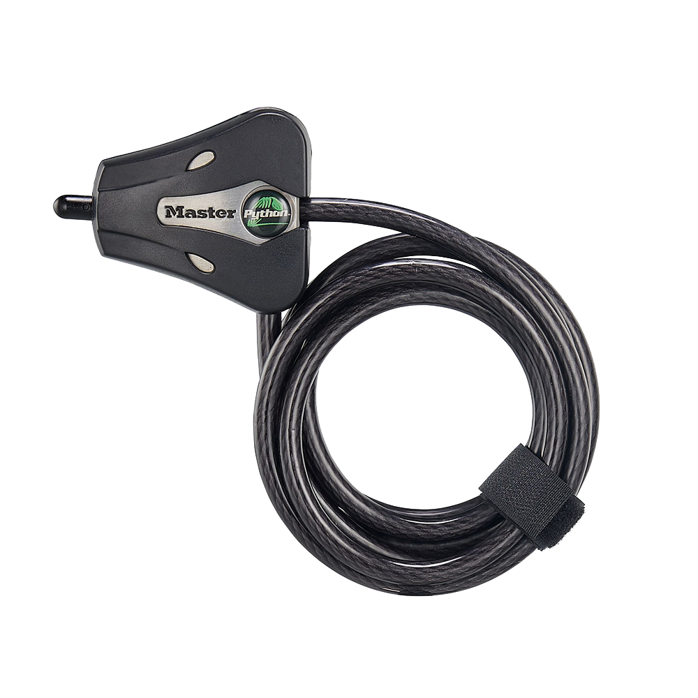 Master Lock Python ADJ Locking Cable 6' X 5/16 Keyed Diff, 4/Box