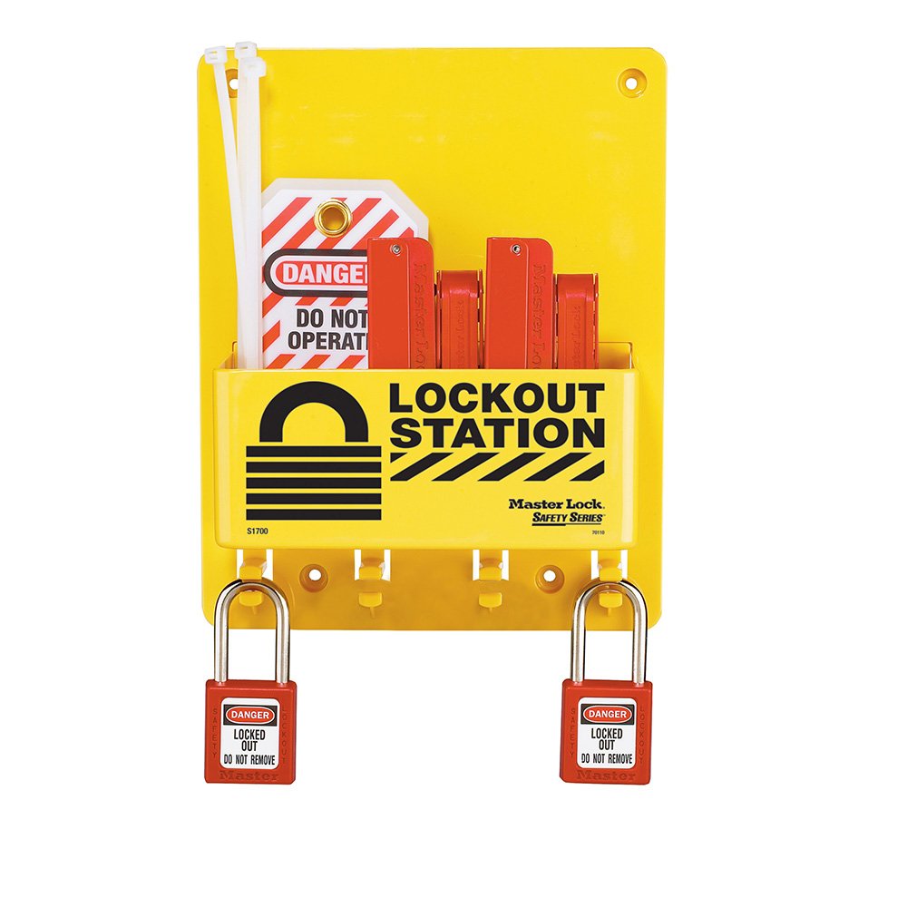 Master Lock Wall Mounted Lockout Station