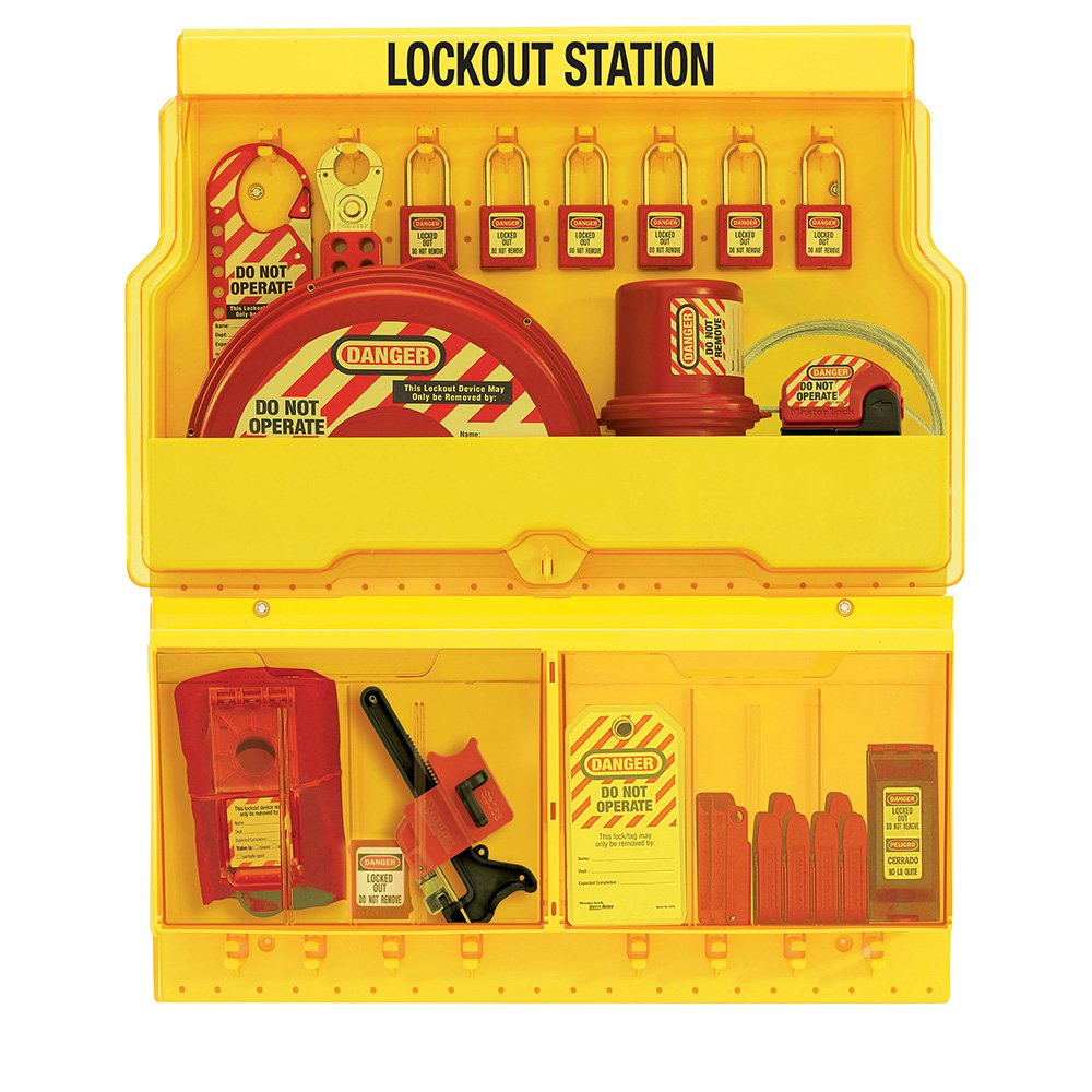 Master Lock Deluxe Lockout Station Valve & Elec Lockout Devi