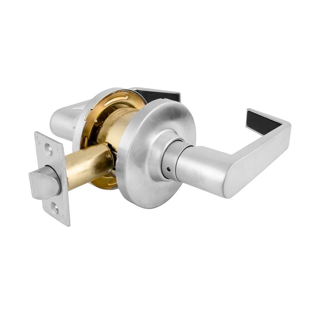 Master Lock Commercial CYL Lockset Lever-privacy Satin Chrme, 8/Carton