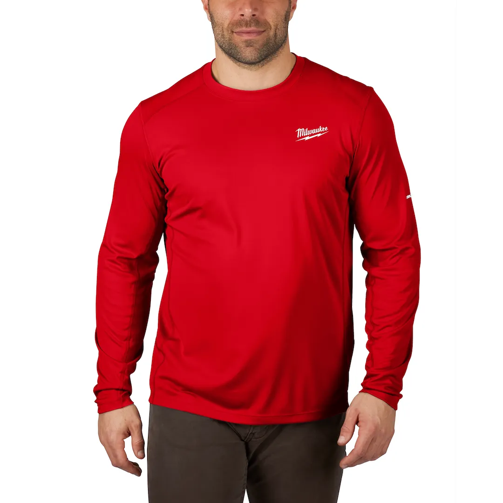 Milwaukee Tool Workskin Lightweight Shirt-long Sleeve-red XL