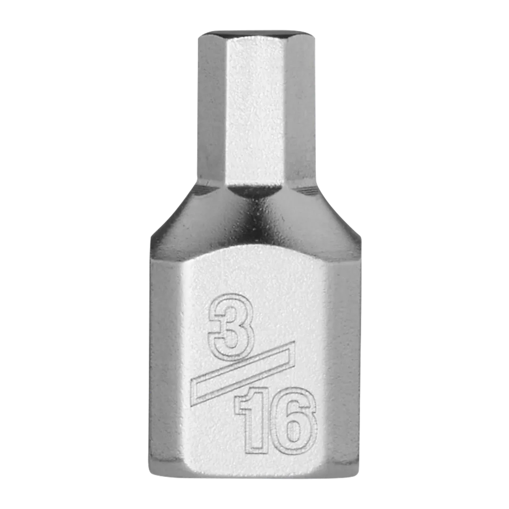 Milwaukee Tool 1/4" Drive 3/16" Low-profile Hex Bit Socket