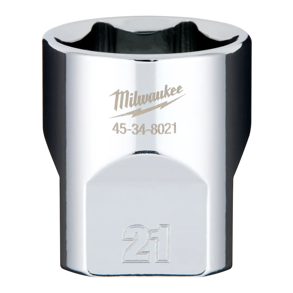 Milwaukee Tool 3/8" Drive 21MM Socket