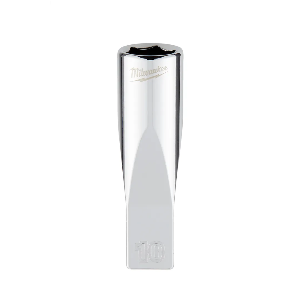 Milwaukee Tool 1/4 IN. Drive 10MM Metric 6-POINT Deep Socket