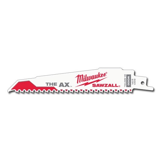 Milwaukee Tool 6" 5 TPI Super Sawzall, 5/Pack