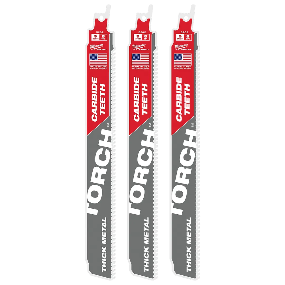 Milwaukee Tool The Torch With Carbide Teeth 7TPI 9" 1EA Per PK