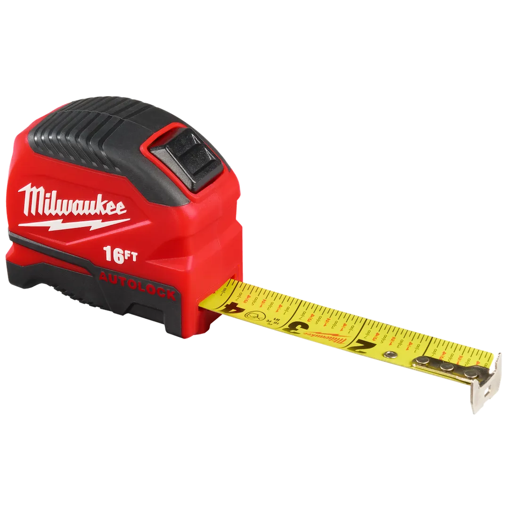 Milwaukee Tool 16FT Auto-lock Tape Measure, 5/Pack