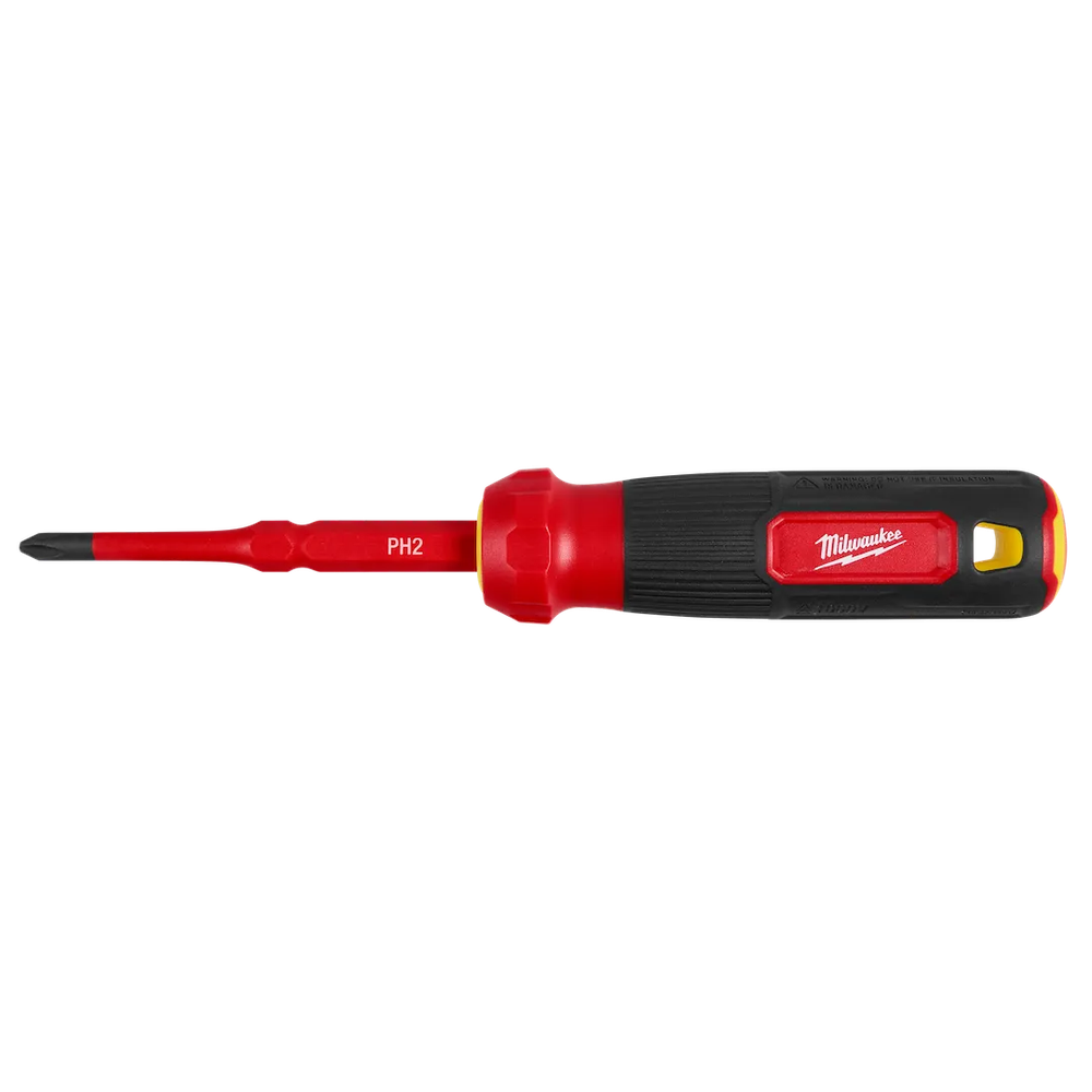 Milwaukee Tool 2-N-1 Insulated Flip Shank Multi-bit Screwdriver