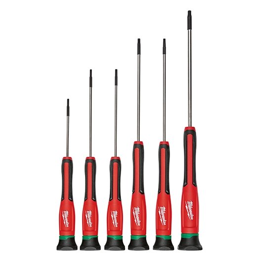Milwaukee Tool 6 PC. Torx Precision Screwdriver Set W/CASE (Set)