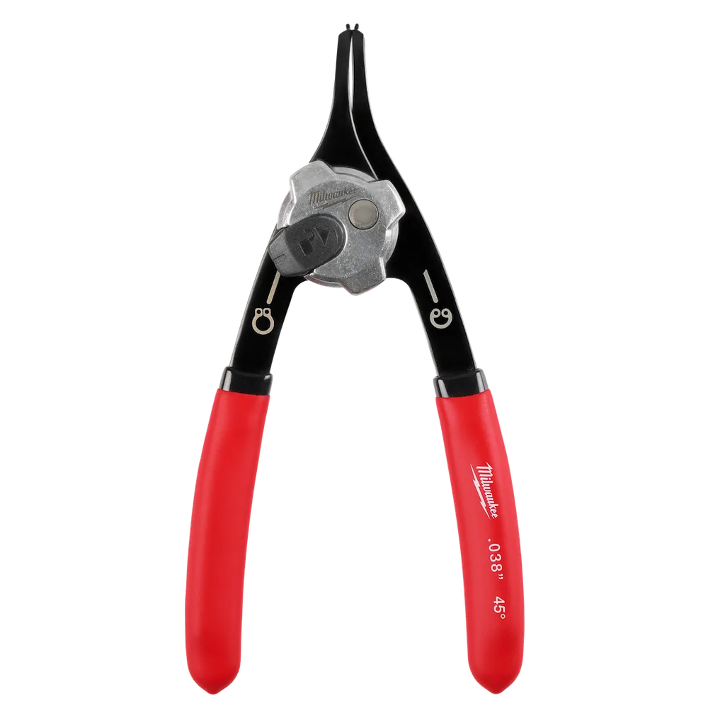 Milwaukee Tool .038" Convertible Snap Ring Pliers - 45