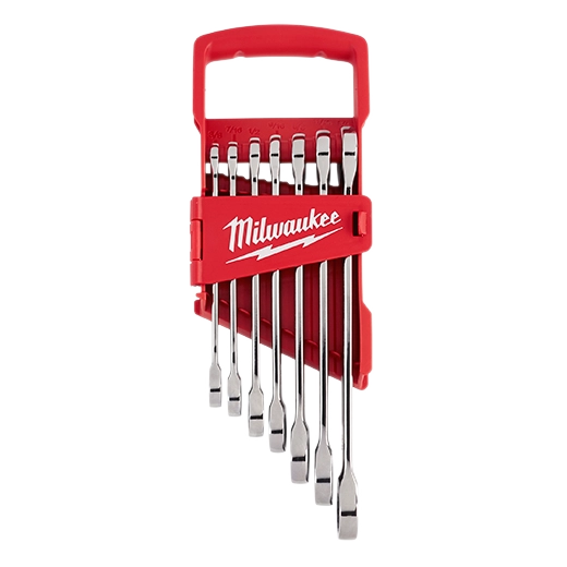 Milwaukee Tool 7PC Ratcheting Combination Wrench Set - SAE (Set)