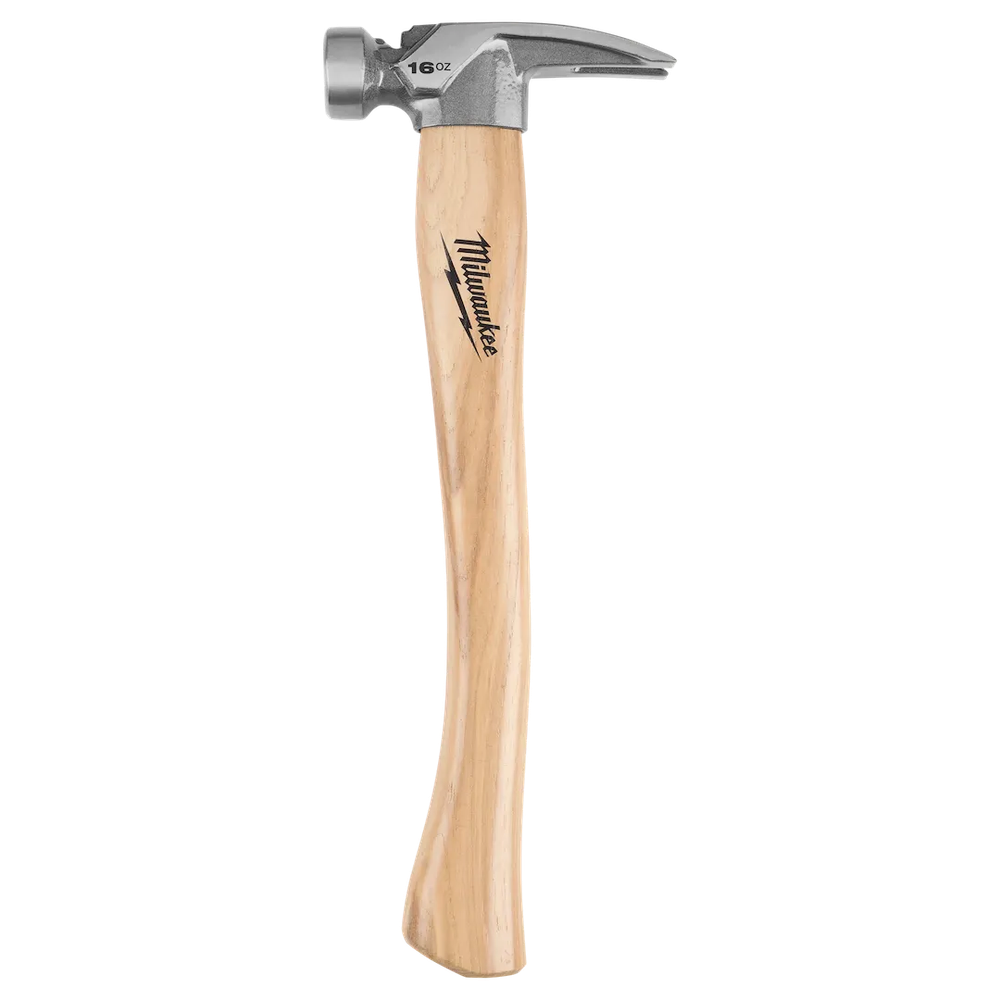 Milwaukee Tool 16OZ Smooth Hickory Hammer
