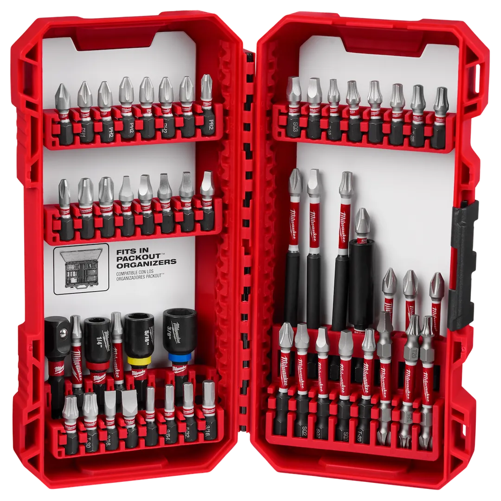 Milwaukee Tool Shockwave Impact Duty Driver Bit Set - 54PC (Set)