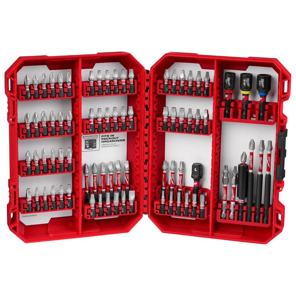 Milwaukee Tool Shockwave Impact Duty Driver Bit Set - 80PC (Set)