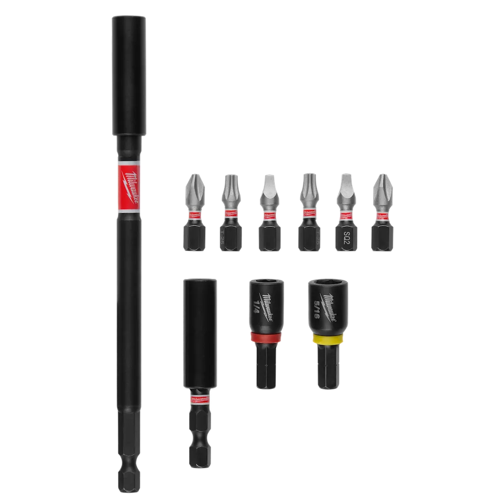 Milwaukee Tool Shockwave 10-PIECE Impact Driver Guide Bit Set (Set)