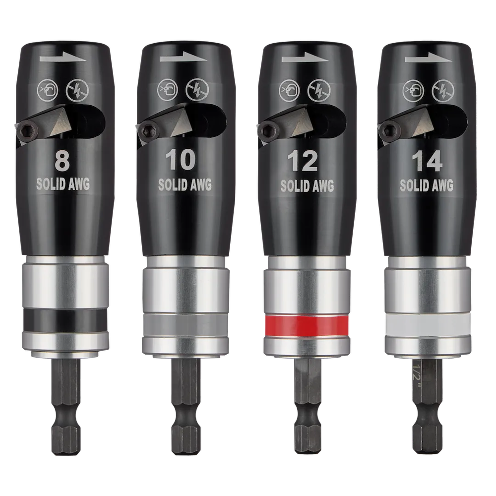 Milwaukee Tool 4PC Solid Wire Stripperset (Set)