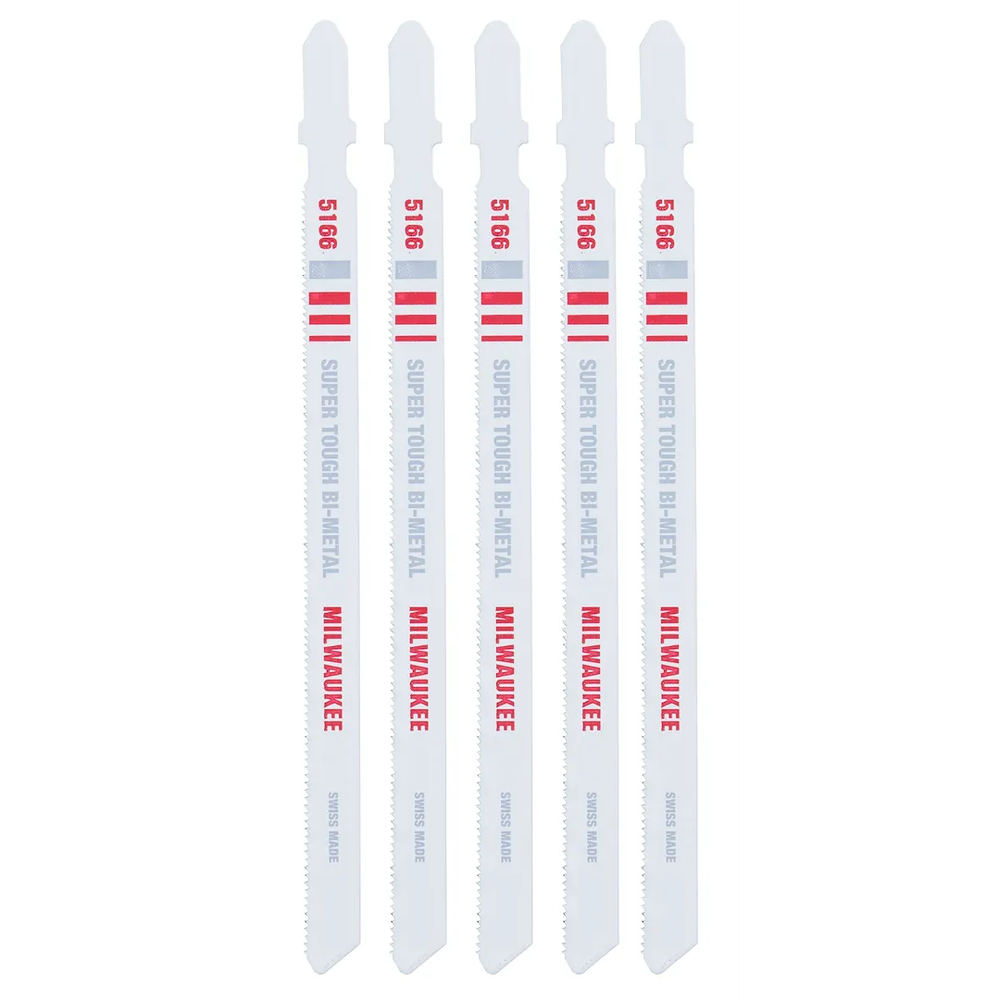 Milwaukee Tool 5-1/4"L 24TPI Wavy 9/32", 5/Pack
