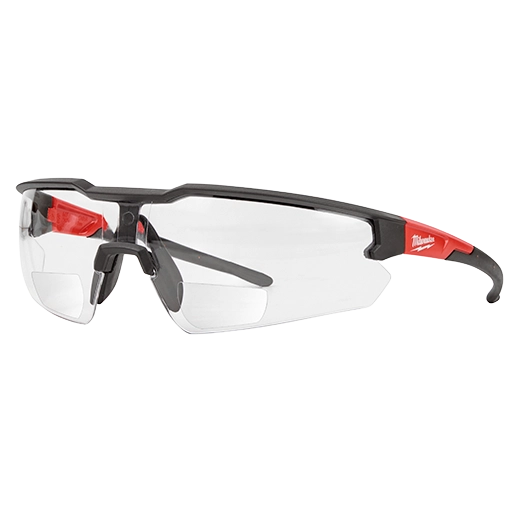 Milwaukee Tool Safety Glasses +3.00 Magnify Clear Anti-scratch