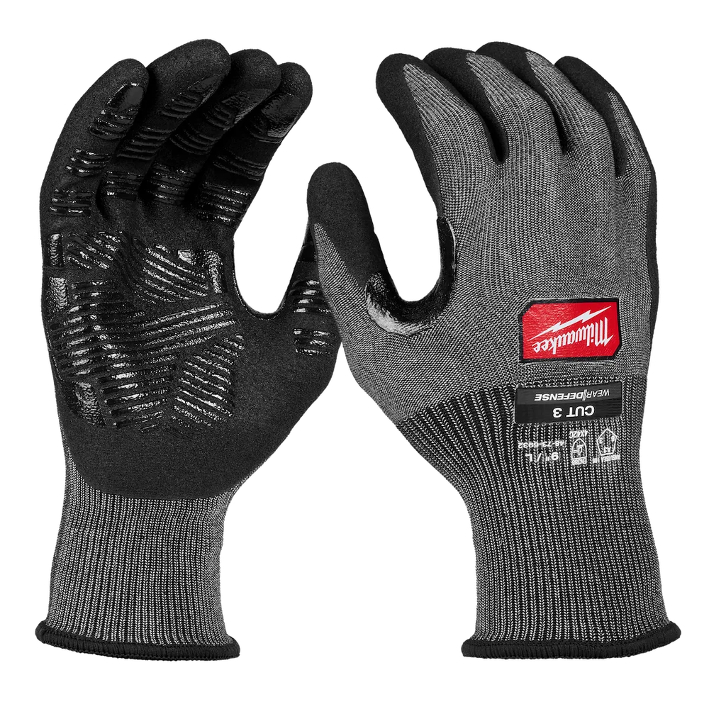 Milwaukee Tool Cut LVL 3 Hi-dex Nitrilegloves W/DEF Prot-sx (Pair)