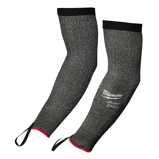 Milwaukee Tool 18" Cut Level 5 Protective Sleeves, 6 Pairs/Pack