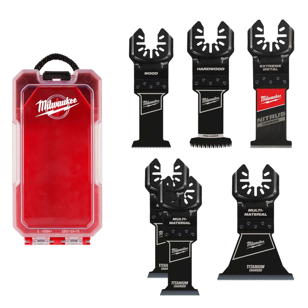 Milwaukee Tool Multi-tool Blade Varietykt 6PC (Set)