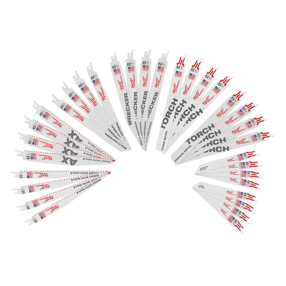 Milwaukee Tool Mega Sawzall Blade KT (32-PIECE) (Set)