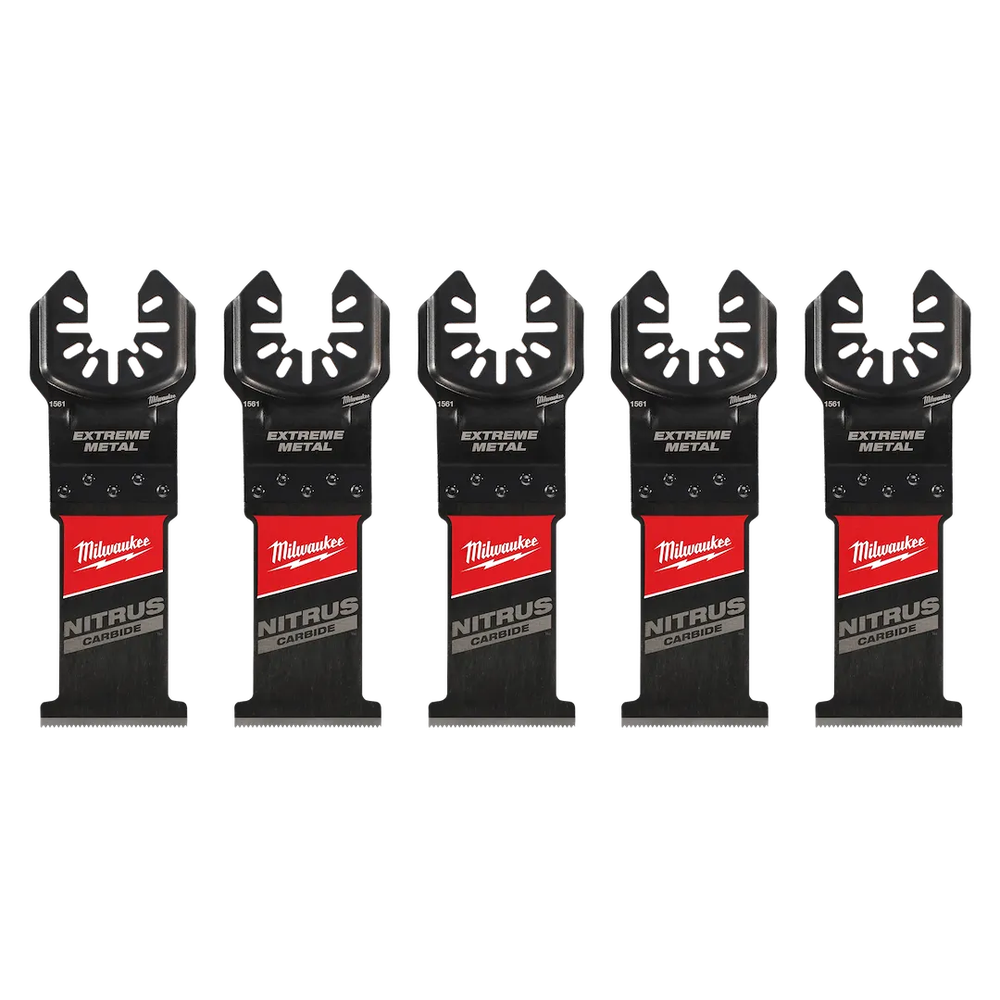 Milwaukee Tool Nitrus Carbide Metal Universal Multi-tool Blade, 5/Pack