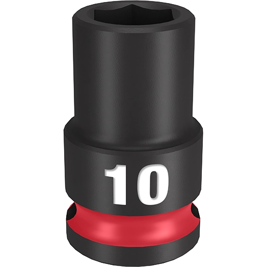 Milwaukee Tool Impact Duty 3/8" Drive 10MM Standard 6-PT Socket
