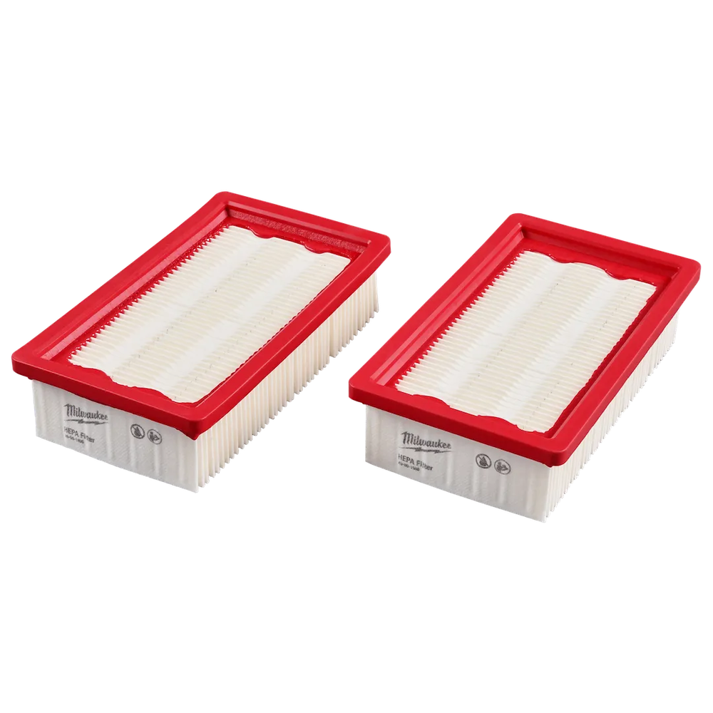 Milwaukee Tool Hepa Filter, 2/Pack
