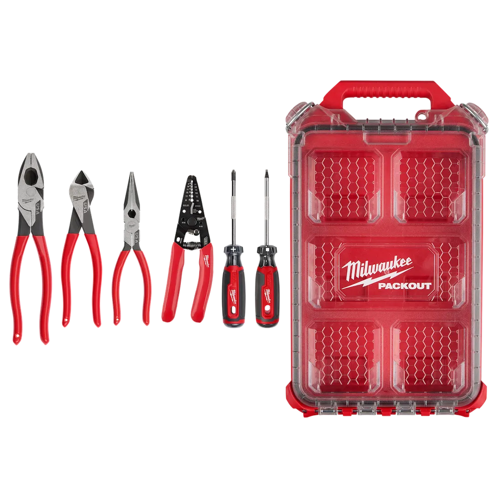 Milwaukee Tool Dipped Grip Set W/ Packout (Set)