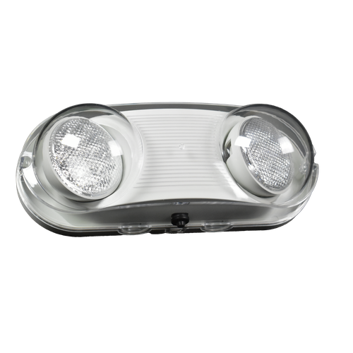 Best Lighting 2-HEAD WP Oval LOW-Prof LED EM Unit White (OWLEMW)
