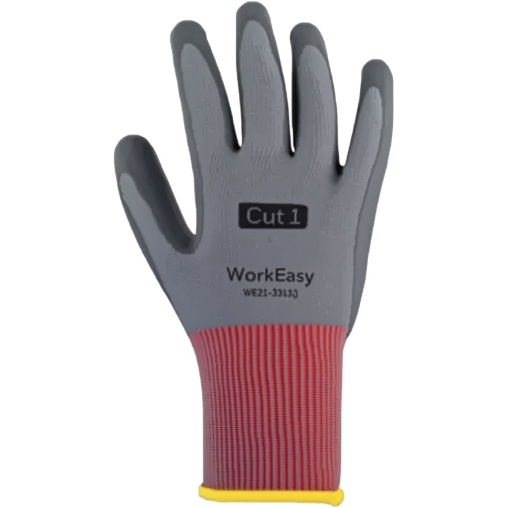 PIP Workeasy 13G GY NT 1 Size 7/S, 10 Pairs/Bag