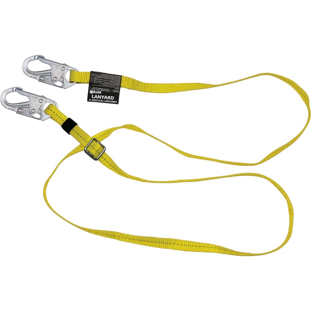Miller by PIP Poly ADJ Positioning Lanyard W/SNAP Hooks 6'
