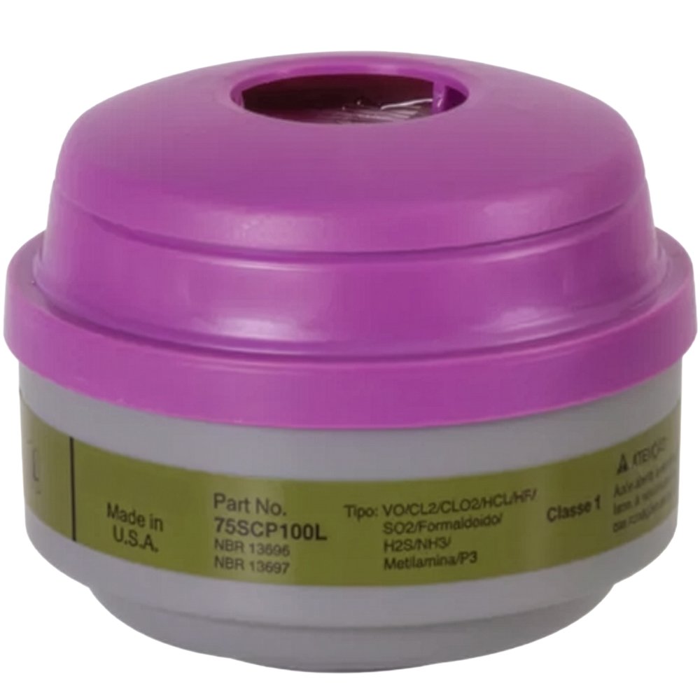 North by PIP Defender Respirator Cartridge W/P100 Filter LOW (Pair)