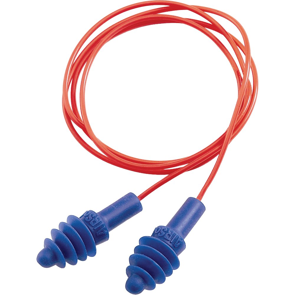 Howard Leight by PIP Airsoft Reusable AIR Cushioned Earplug W/CORD, 50 Pairs/Box