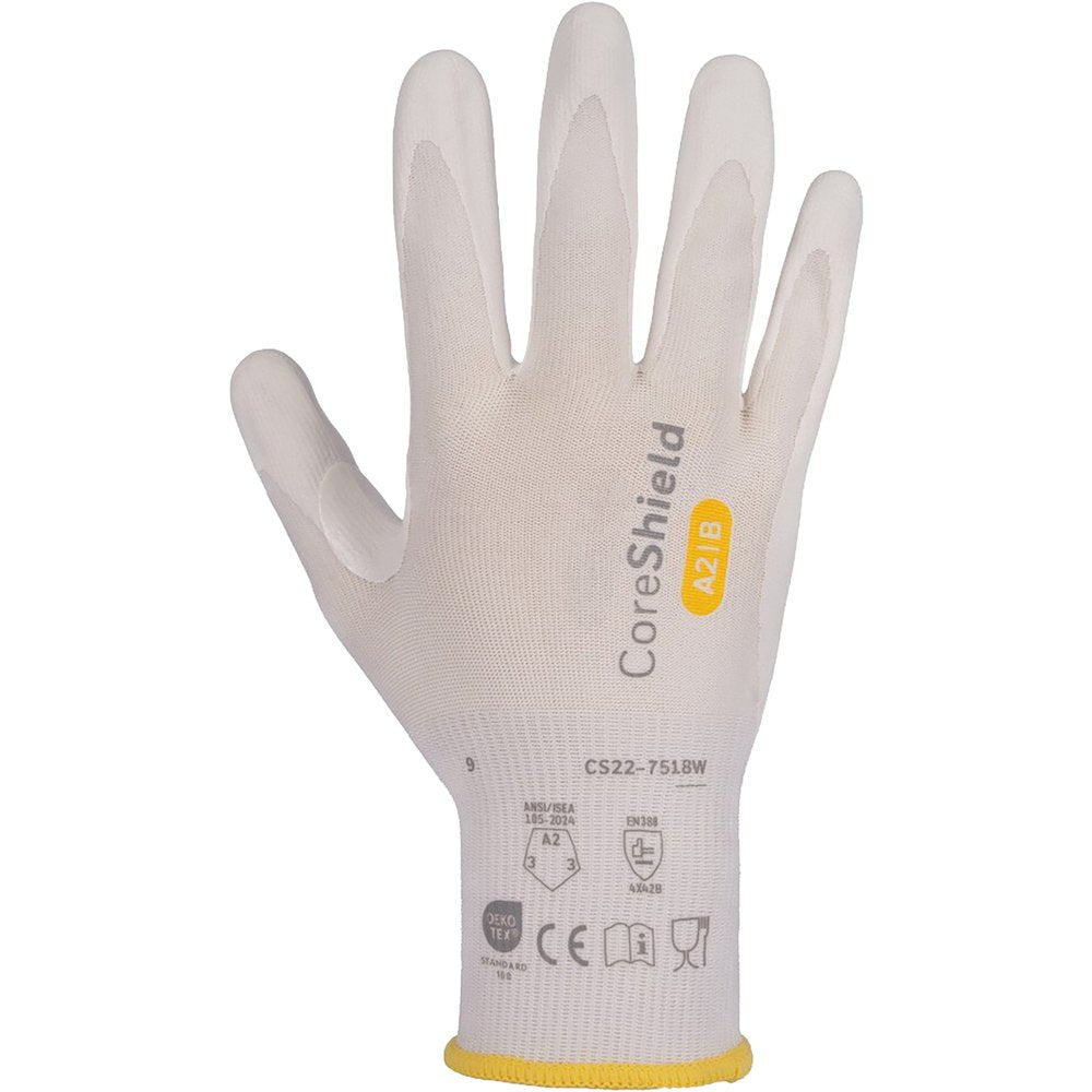 G-Tek by PIP Knit Yarn Glove Nitrilegrip PALM/FING TS ESD (Pair)