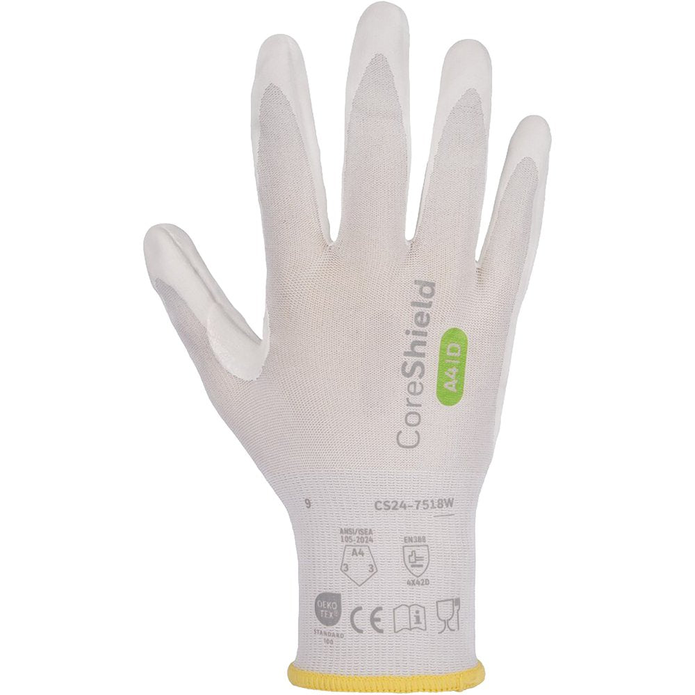 G-Tek by PIP Knit Yarn Glove Nitrilegrip PALM/FING TS ESD (Pair)