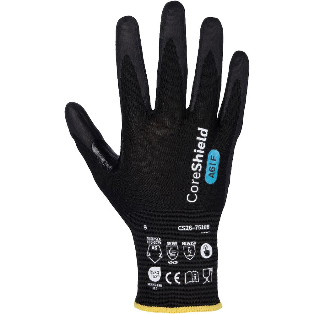 G-Tek by PIP Knit Yarn Glve Nitr Mfoam Grip PALM/FING TS Vend (Pair)