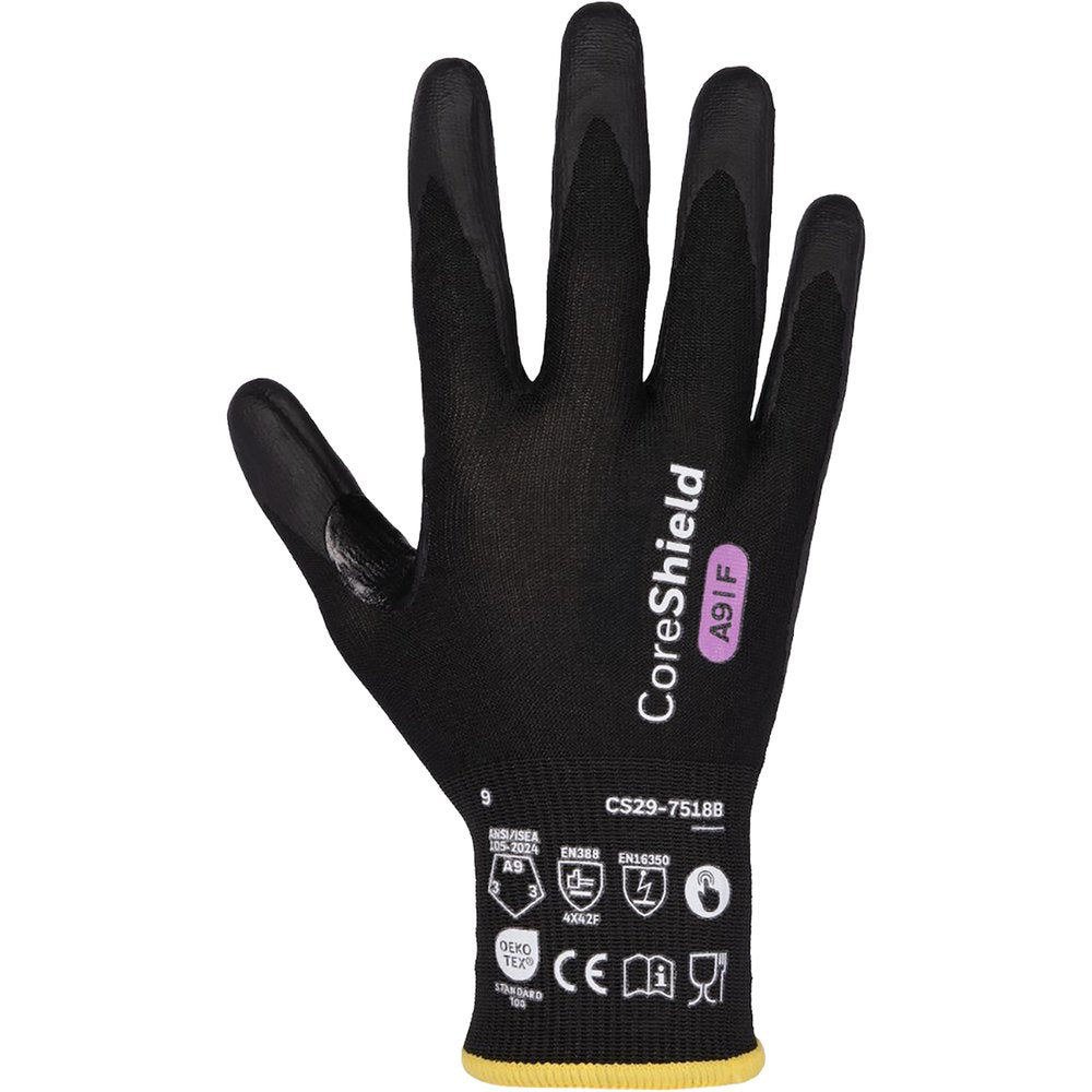 G-Tek by PIP Knit Yarn Glove Nitrilegrip PALM/FING TS ESD (Pair)