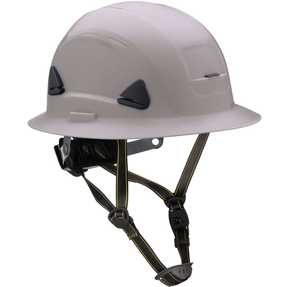 Fibre-Metal by PIP SFTY Helmet Full Brim Non-ventd CLS E Gray