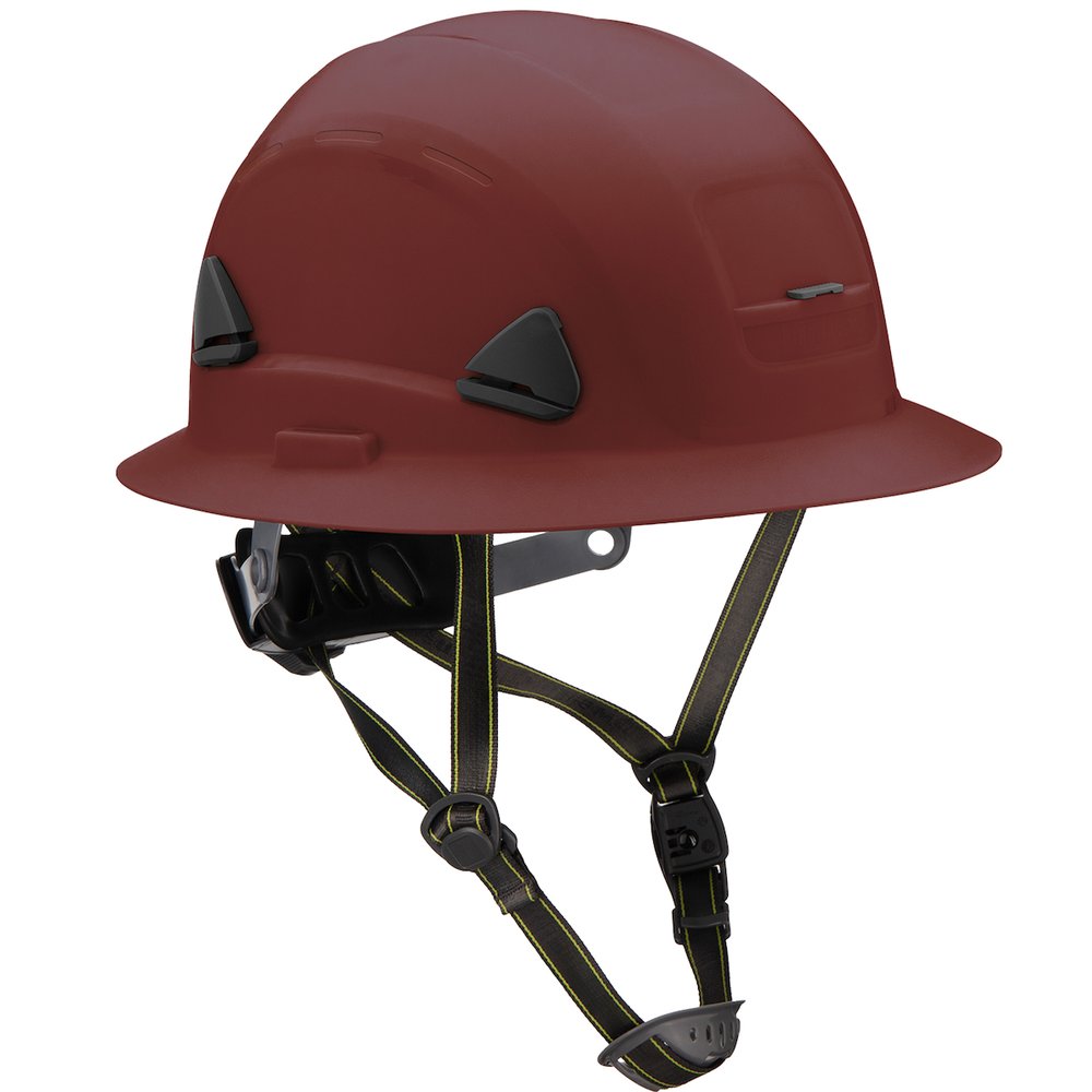 Fibre-Metal by PIP SFTY Helmet Full Brim Non-ventd CLS E BRN