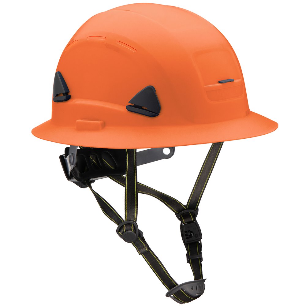 Fibre-Metal by PIP SFTY Helmet Full Brim Non-ventd CLS E OR High VI
