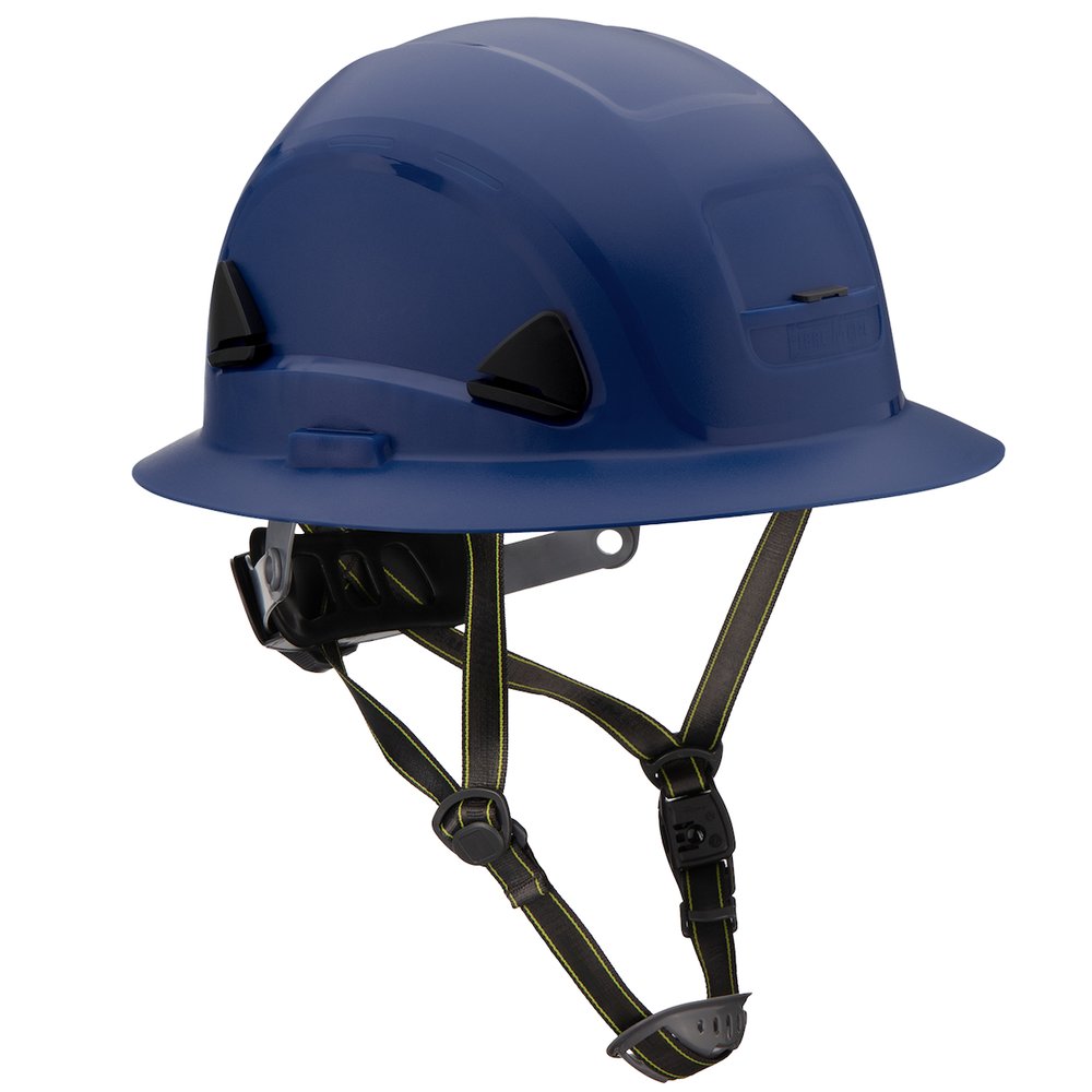 Fibre-Metal by PIP SFTY Helmet Full Brim Non-ventd CLS E Dark Blue