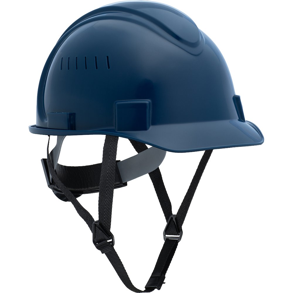 North Short Brim Hard Hat Vented Dark BL, 20/Case