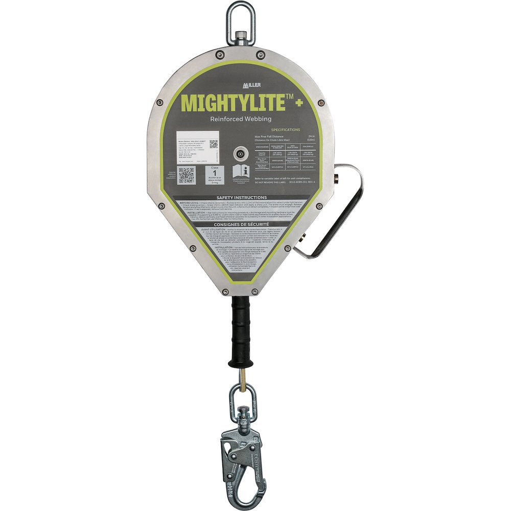 Miller by PIP 85FT Retract Kevlar 420LB Mightylite