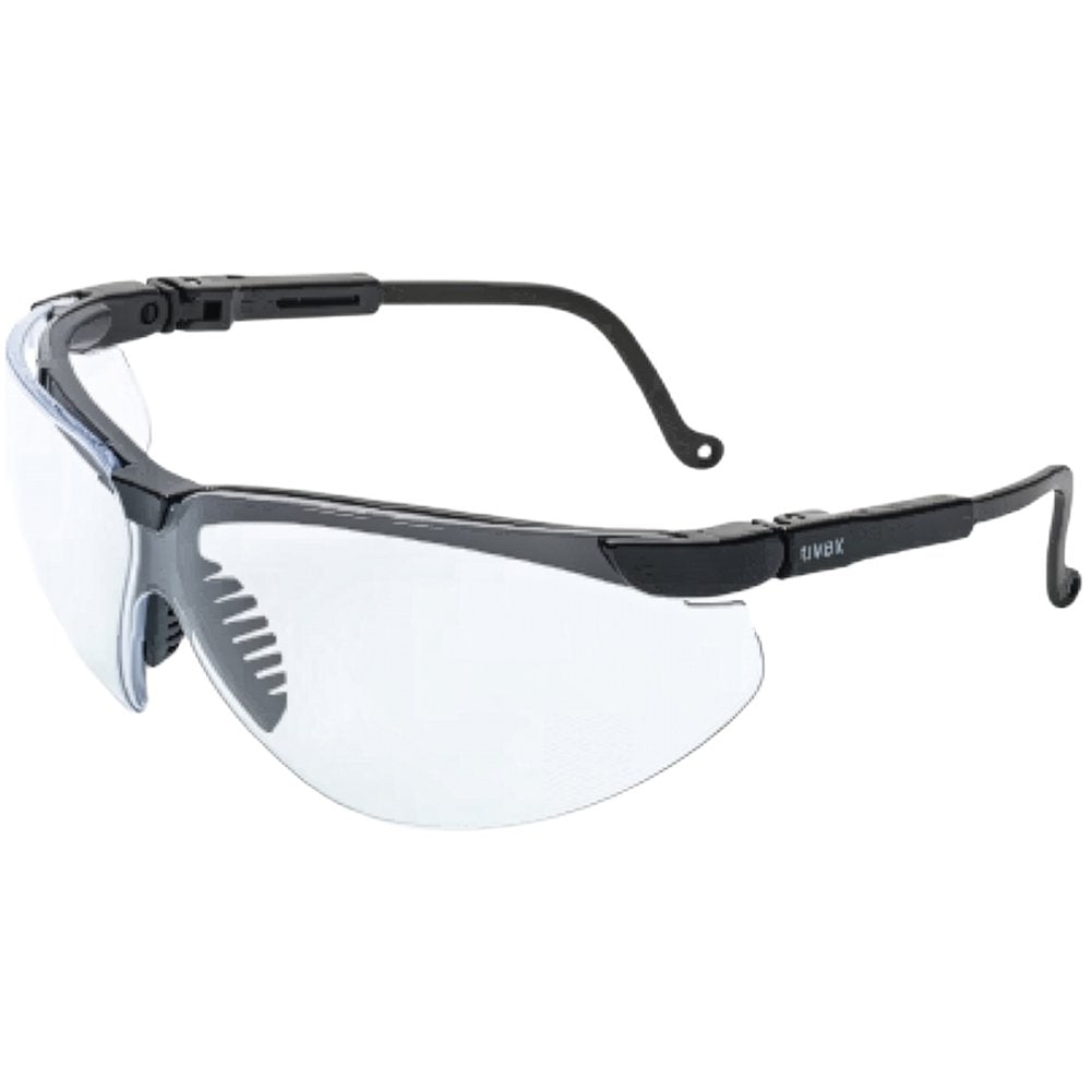 Uvex Genesis XC BLK FRM Clear HS Lens, 10/Pack